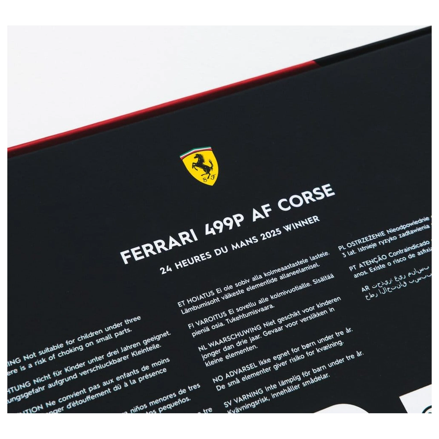 Ferrari AF Corse 499P 24 Heures du Mans 2025 Winner 1000 darabos puzzle 48 x 68 cm termékfotó