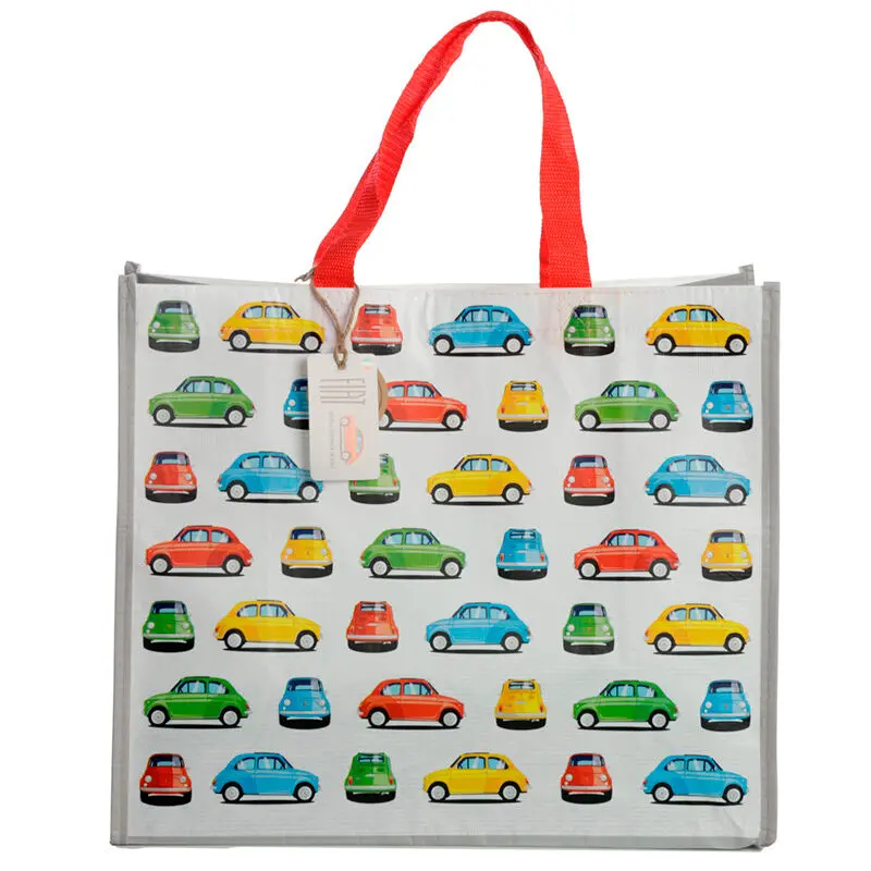 Fiat 500 Retro Car bevásárlótáska termékfotó