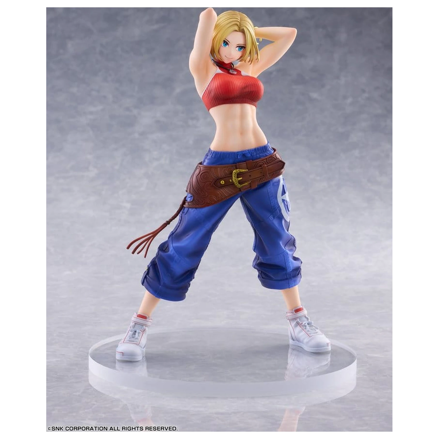 Fighting Girls Collection The King of Fighters XV 1/7 Blue Mary AmiAmi PVC figura Limitált kiadás 26 cm termékfotó