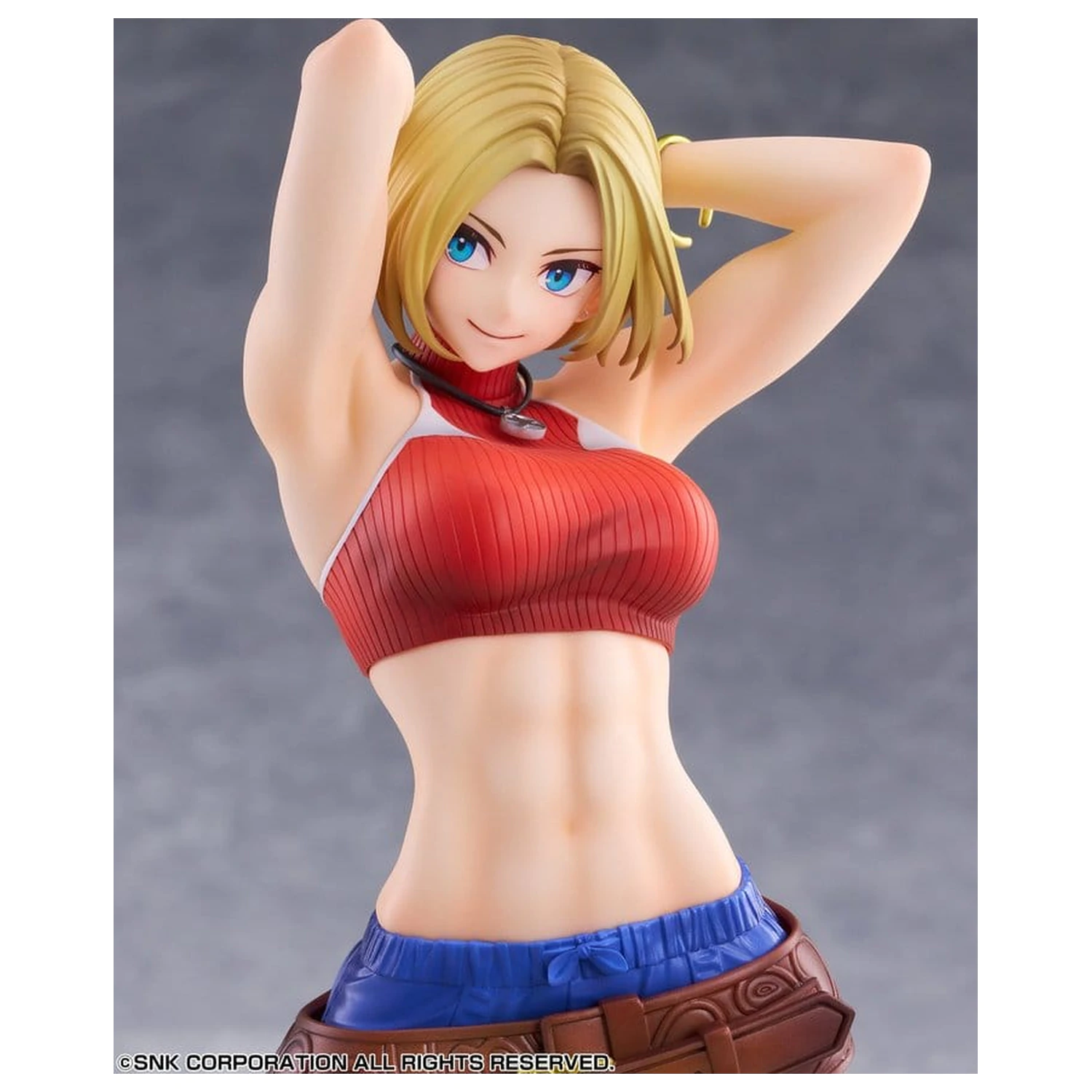 Fighting Girls Collection The King of Fighters XV 1/7 Blue Mary AmiAmi PVC figura Limitált kiadás 26 cm termékfotó