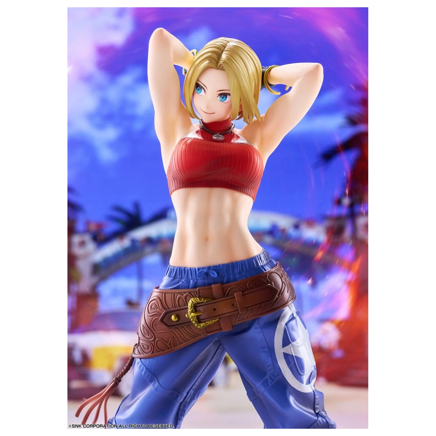 Fighting Girls Collection The King of Fighters XV 1/7 Blue Mary PVC figura 26 cm termékfotó