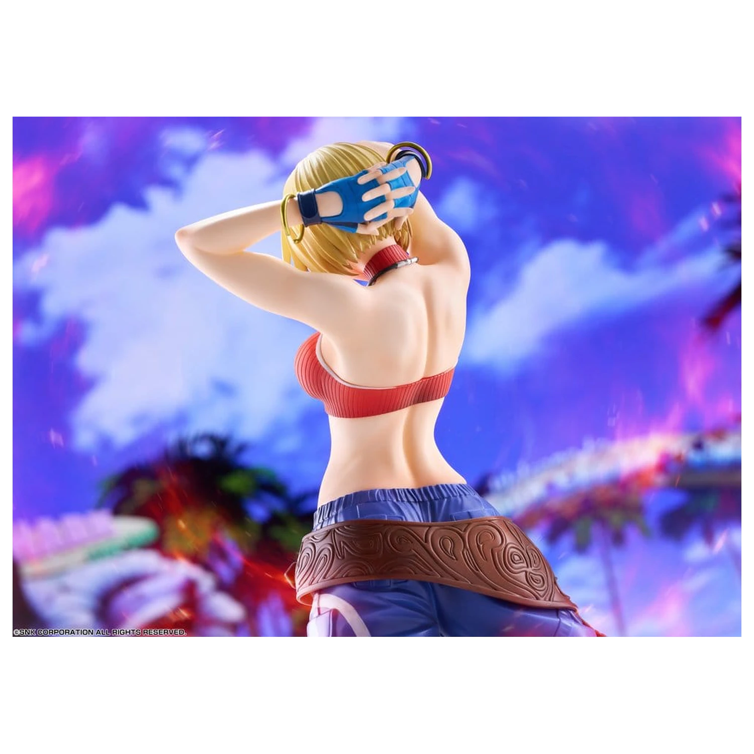 Fighting Girls Collection The King of Fighters XV 1/7 Blue Mary PVC figura 26 cm termékfotó