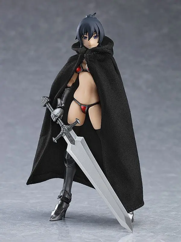 Figma Styles 1/12 Simple Cape (Black) figura kiegészítő termékfotó