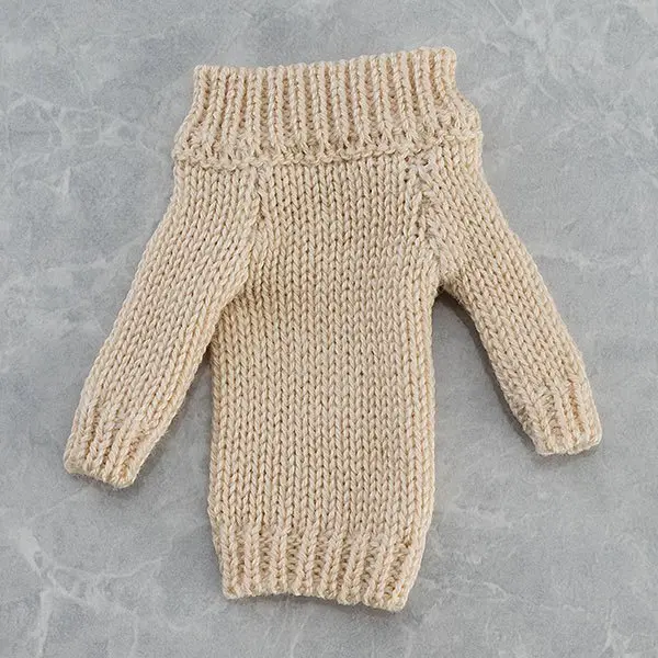 Figma Styles 1/12 Styles Off-the-Shoulder Sweater Dress (Beige) akciófigura kiegészítő termékfotó