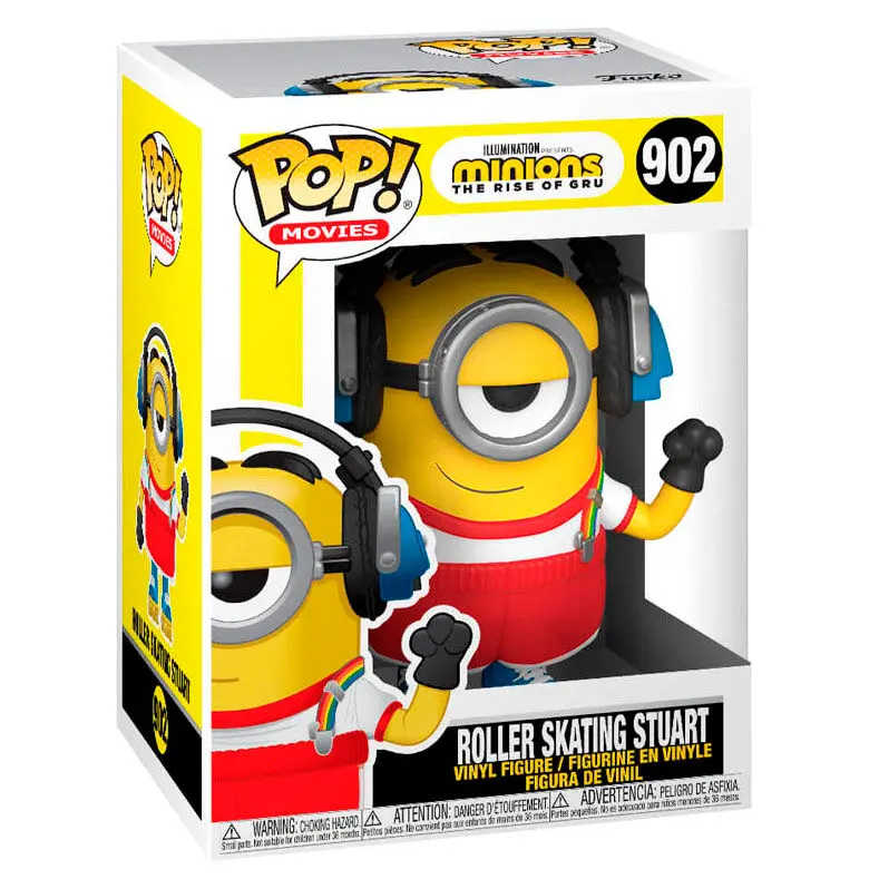 Funko Pop figura Minions 2 görkorcsolyás Stuart termékfotó