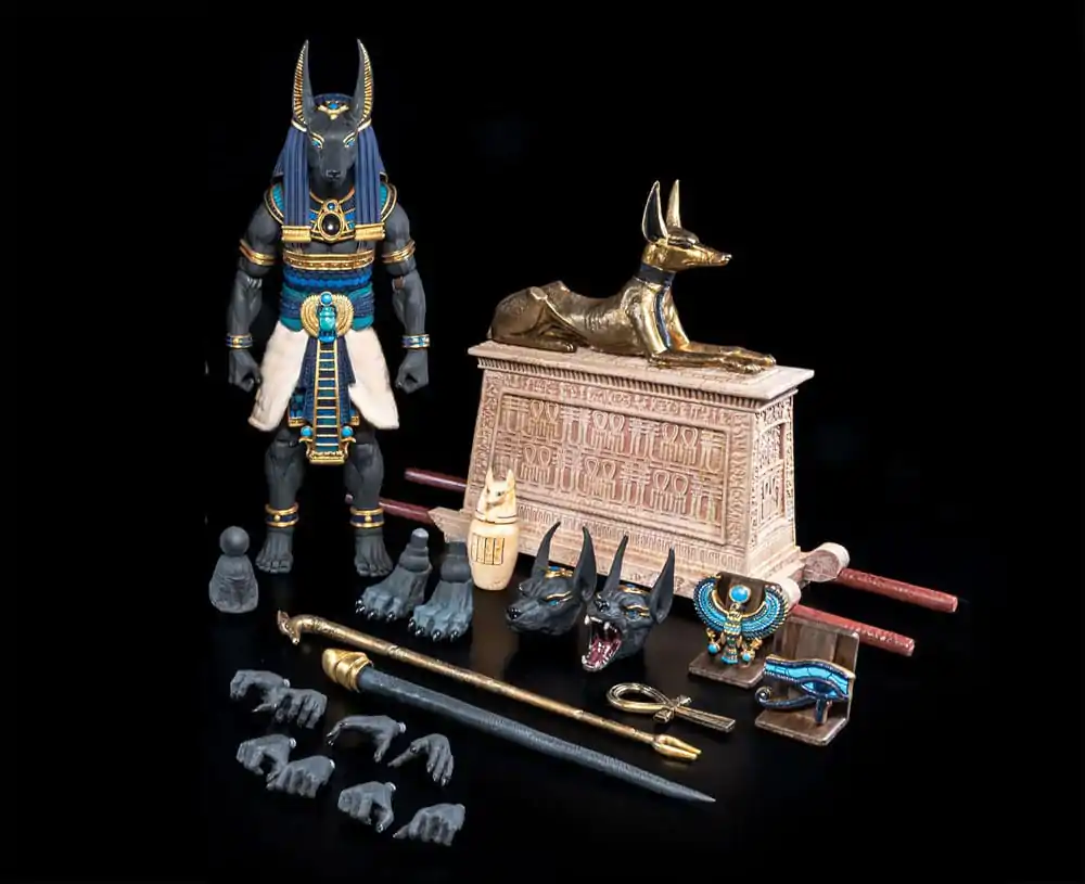 Figura Obscura Anubis Black & Blue akciófigura termékfotó