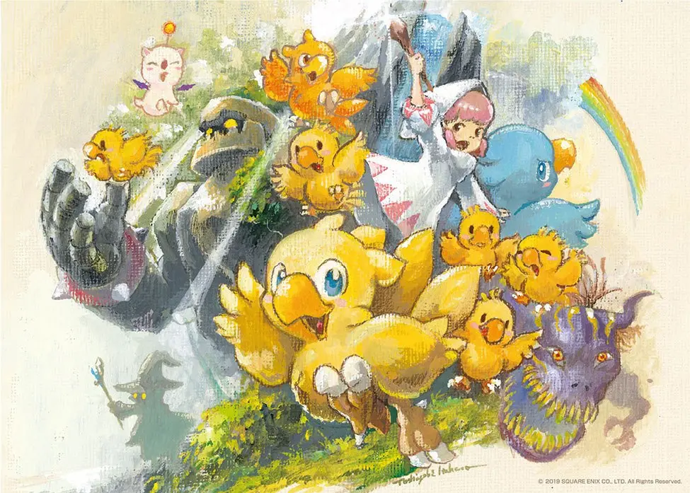 Final Fantasy Chocobo Party Up! puzzle (1000 darab) termékfotó