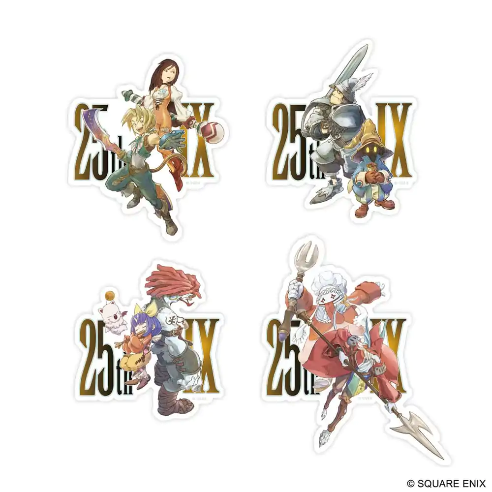 Final Fantasy IX 25th Anniversary 4 db-os matrica csomag termékfotó