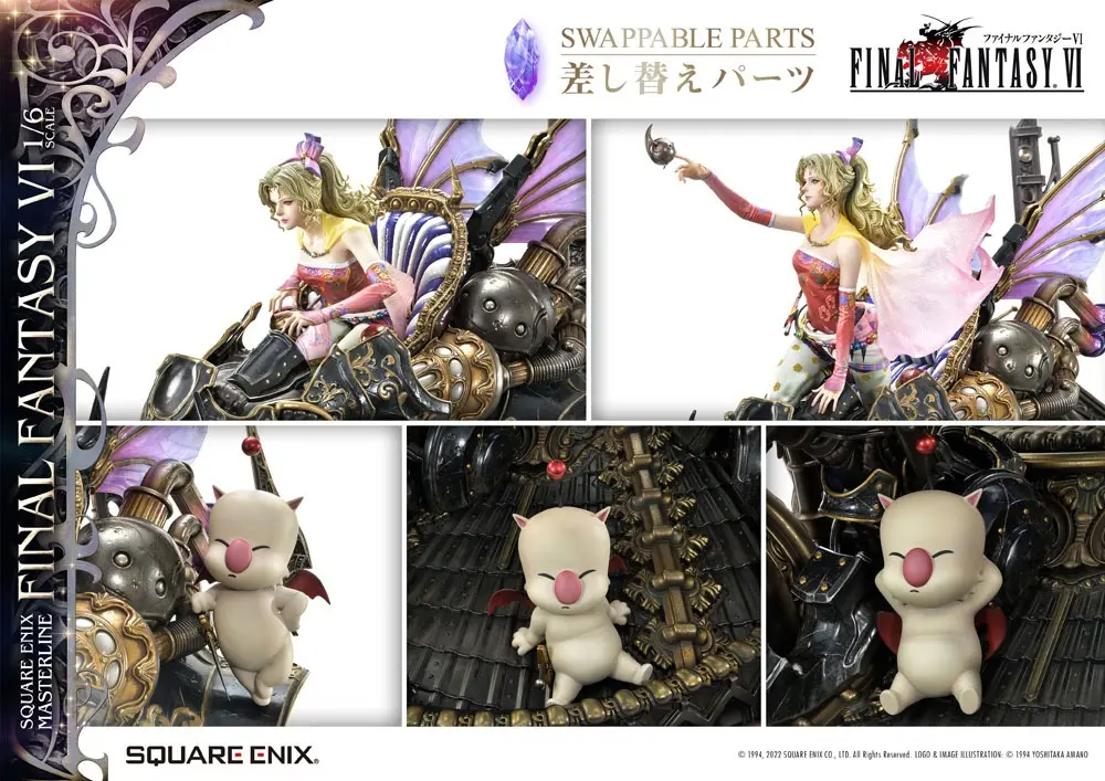 Final Fantasy VI 1/6 Terra Branford &amp; The Magitek Armor szobor figura 78 cm termékfotó