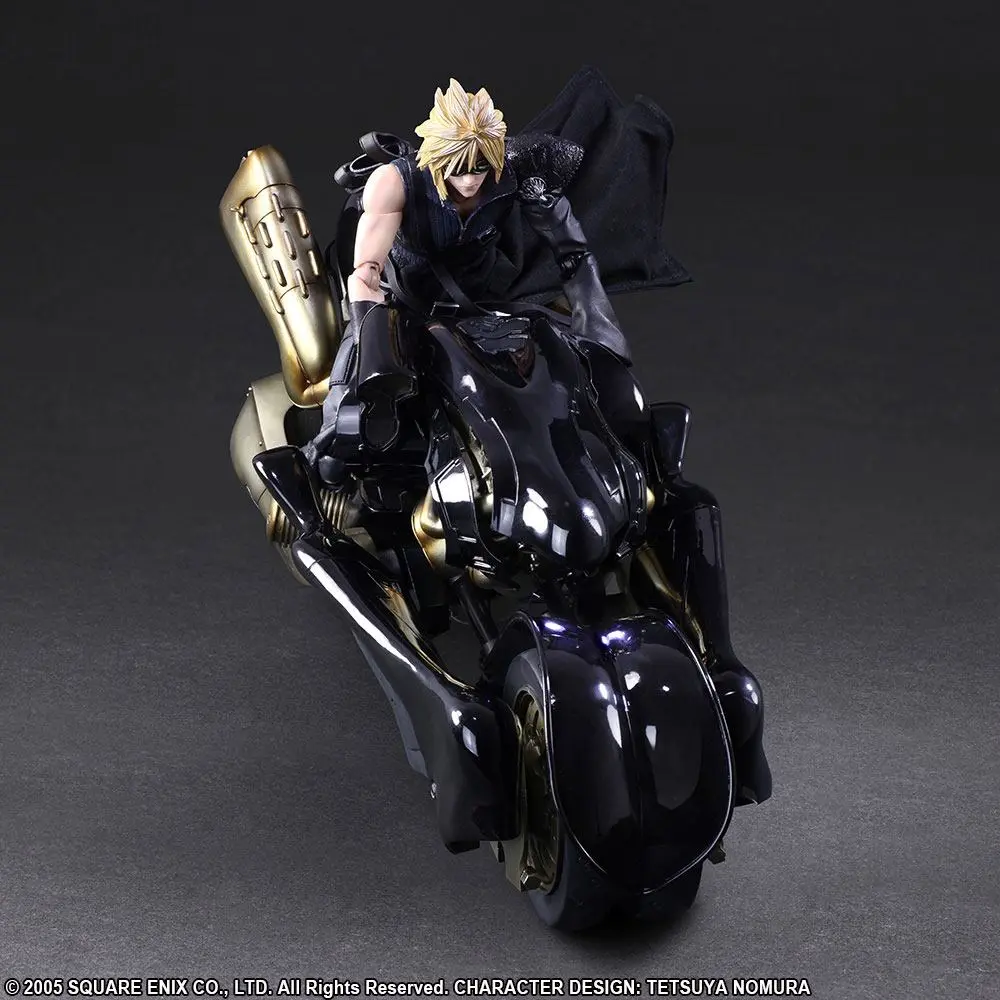 Final Fantasy VII Advent Children Play Arts Kai Cloud Strife &amp; Fenrir akciófigura 28 cm termékfotó