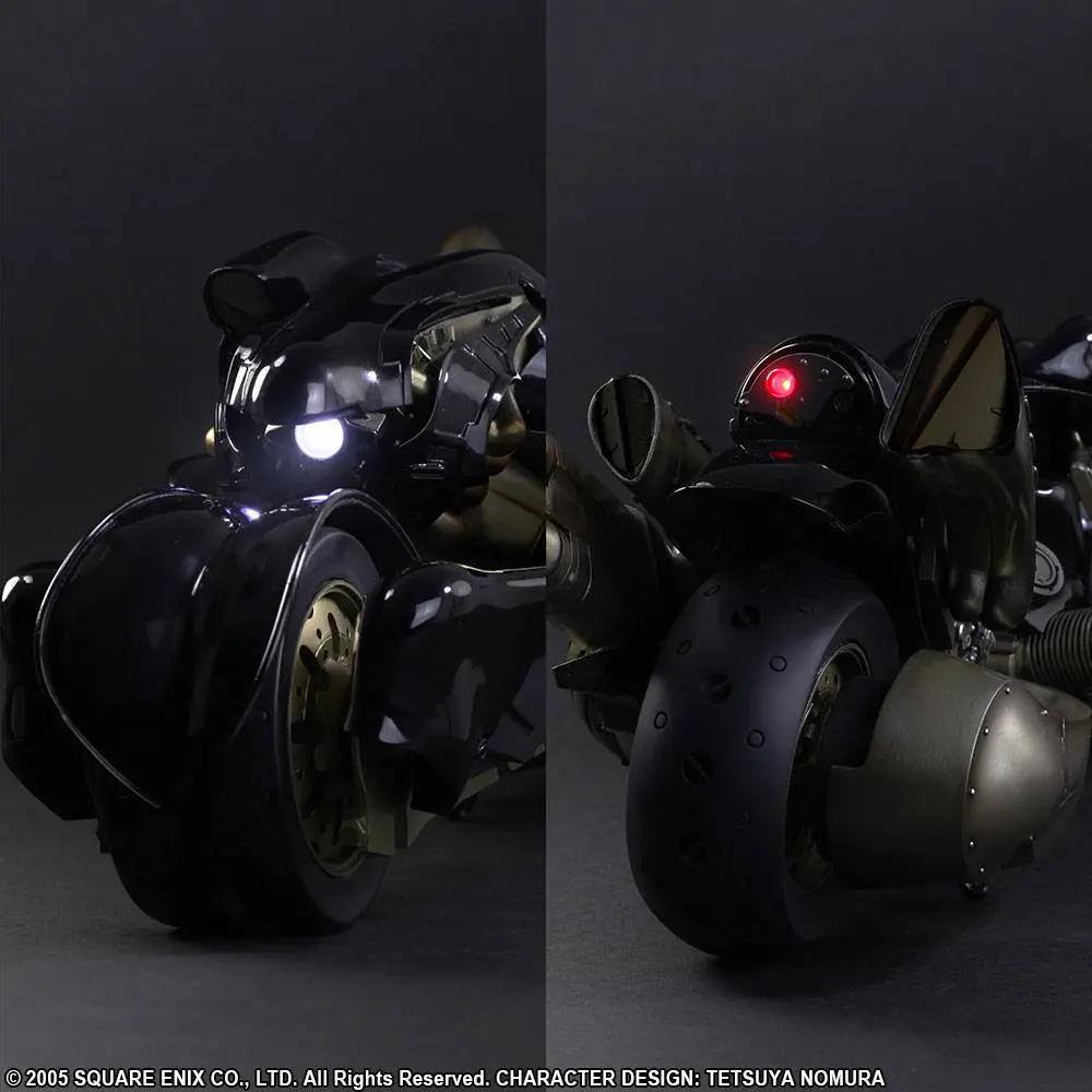 Final Fantasy VII Advent Children Play Arts Kai Cloud Strife &amp; Fenrir akciófigura 28 cm termékfotó