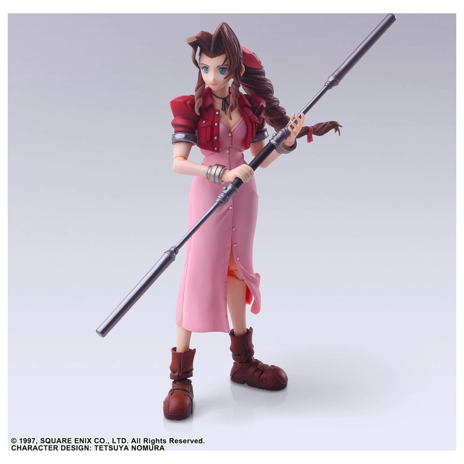 Final Fantasy VII Bring Arts akciófigura Aerith Gainsborough Digital Plus Edition 14 cm termékfotó