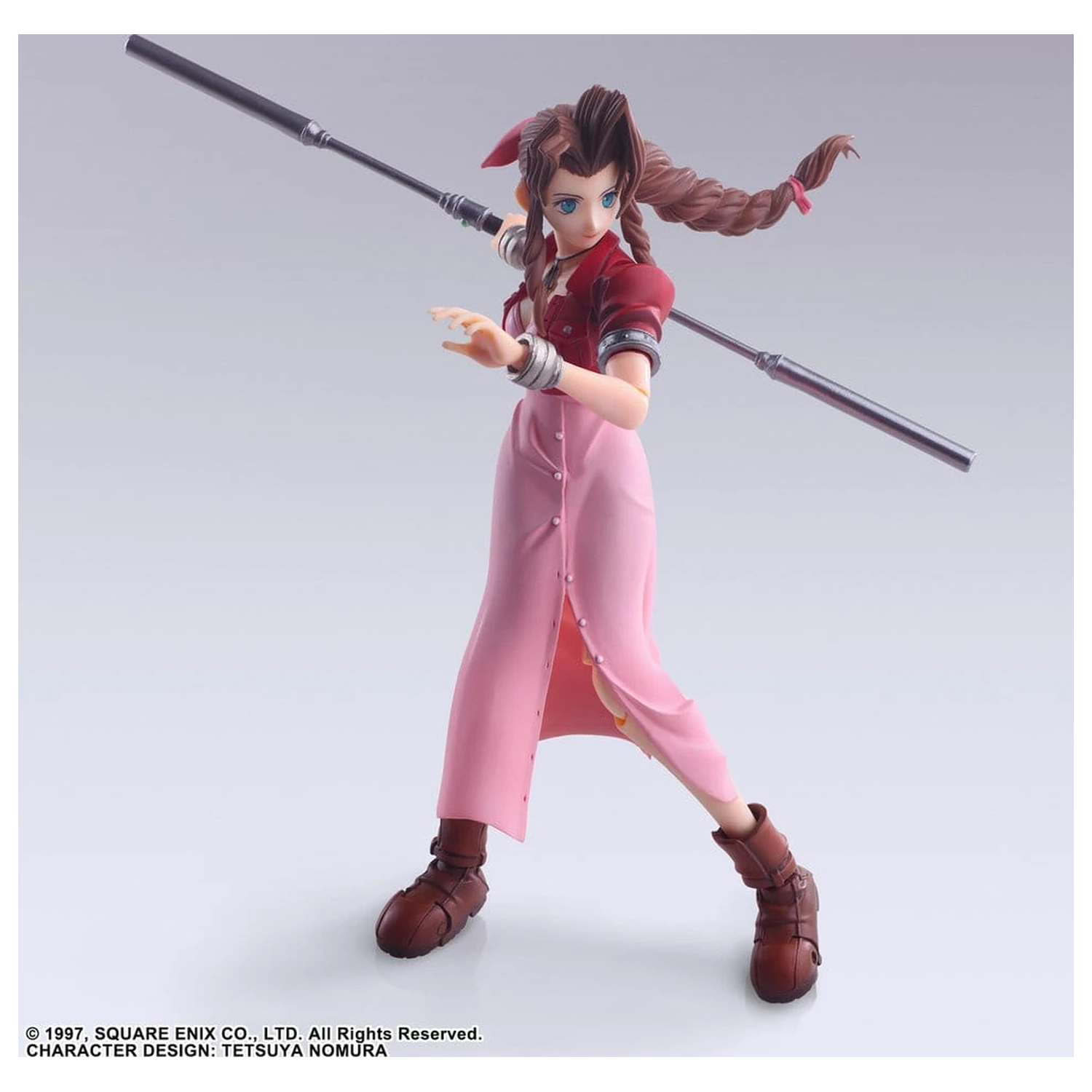 Final Fantasy VII Bring Arts akciófigura Aerith Gainsborough Digital Plus Edition 14 cm termékfotó