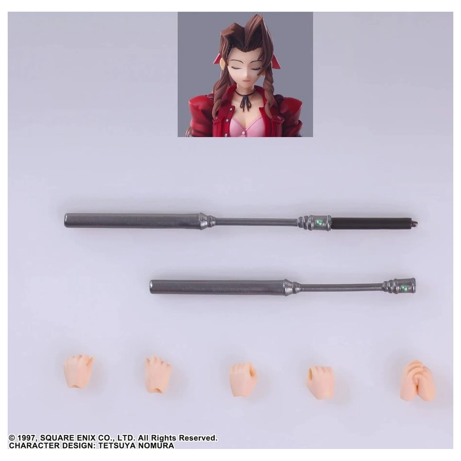 Final Fantasy VII Bring Arts akciófigura Aerith Gainsborough Digital Plus Edition 14 cm termékfotó