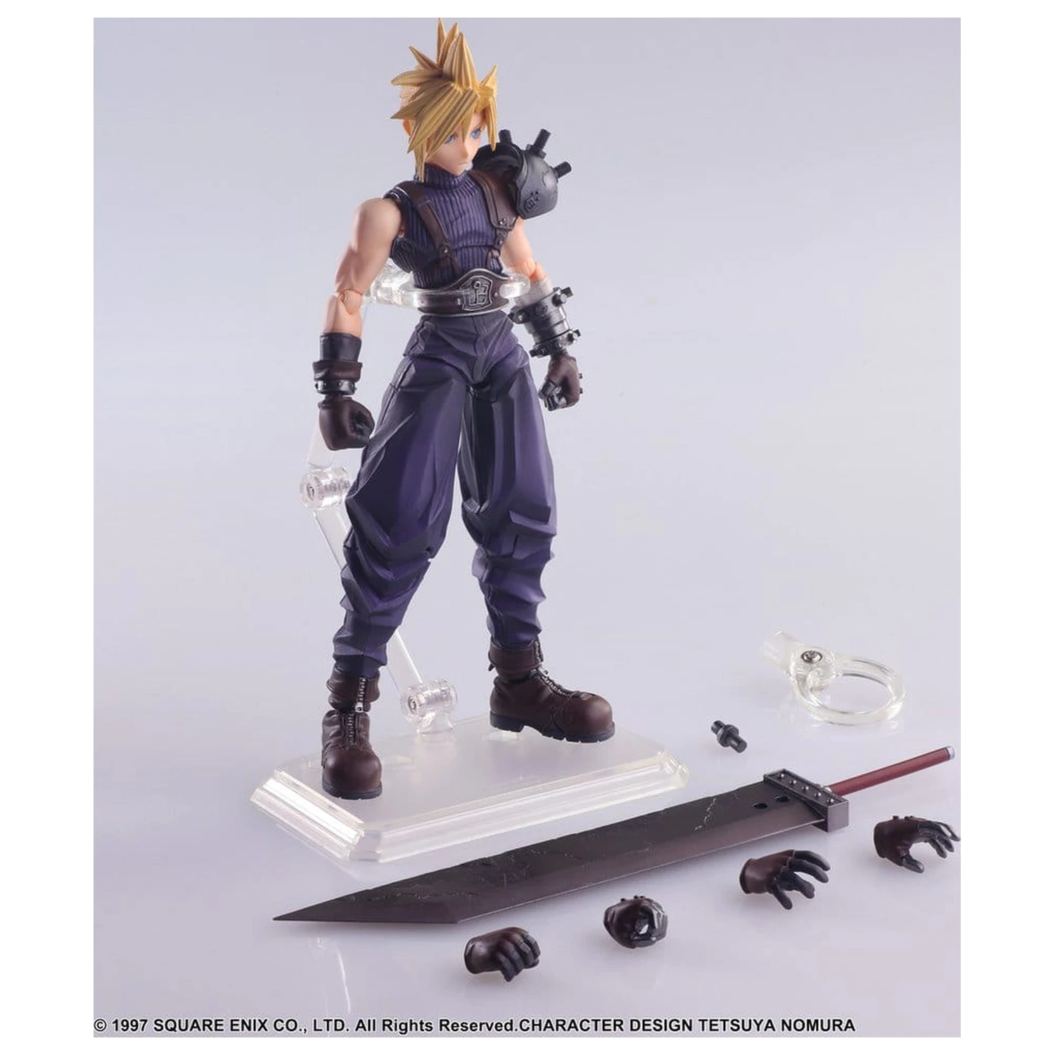 Final Fantasy VII Bring Arts akciófigura Cloud Strife Digital Plus Edition 15 cm termékfotó