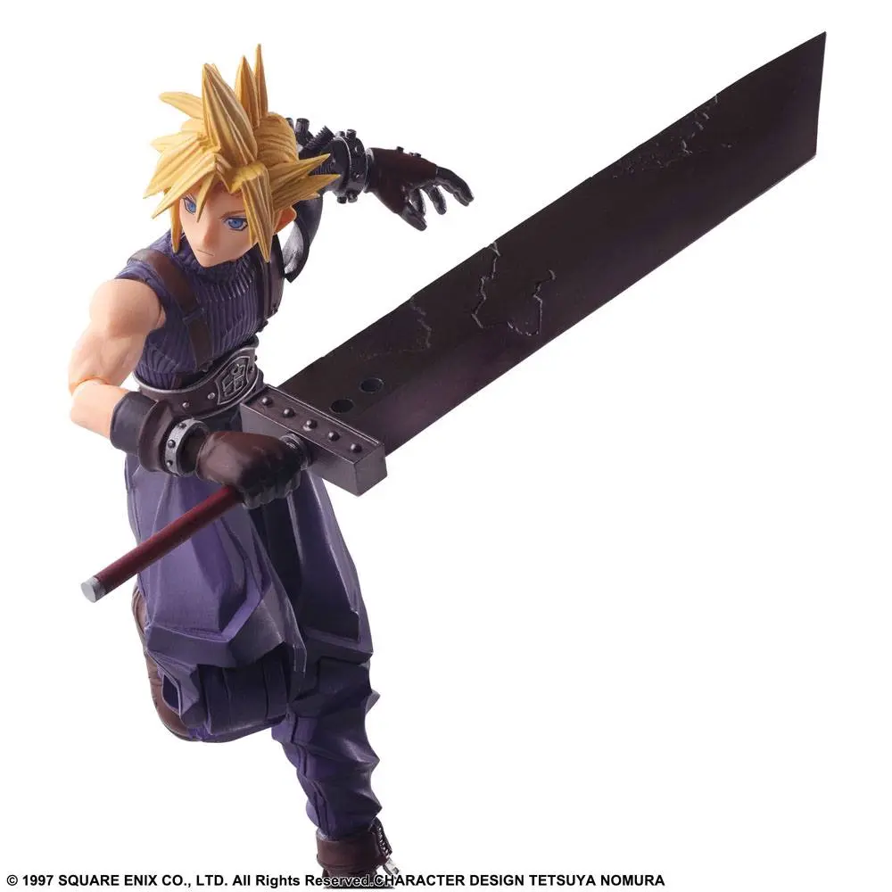 Final Fantasy VII Bring Arts Cloud Strife akciófigura 15 cm termékfotó