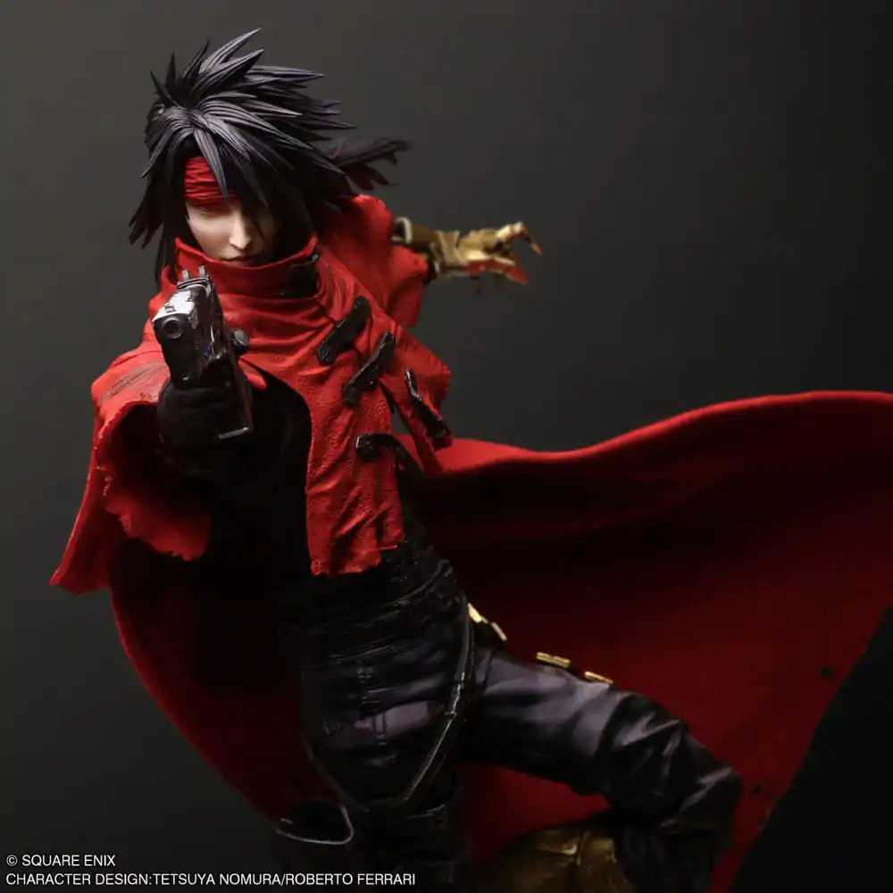 Final Fantasy VII Rebirth Play Arts Kai Vincent Valentine akciófigura 28 cm termékfotó