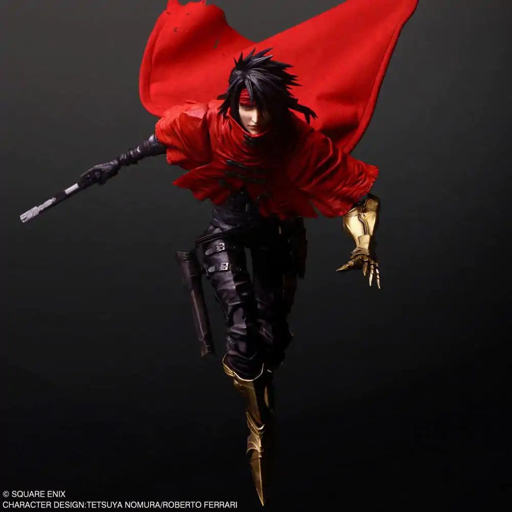 Final Fantasy VII Rebirth Play Arts Kai Vincent Valentine akciófigura 28 cm termékfotó