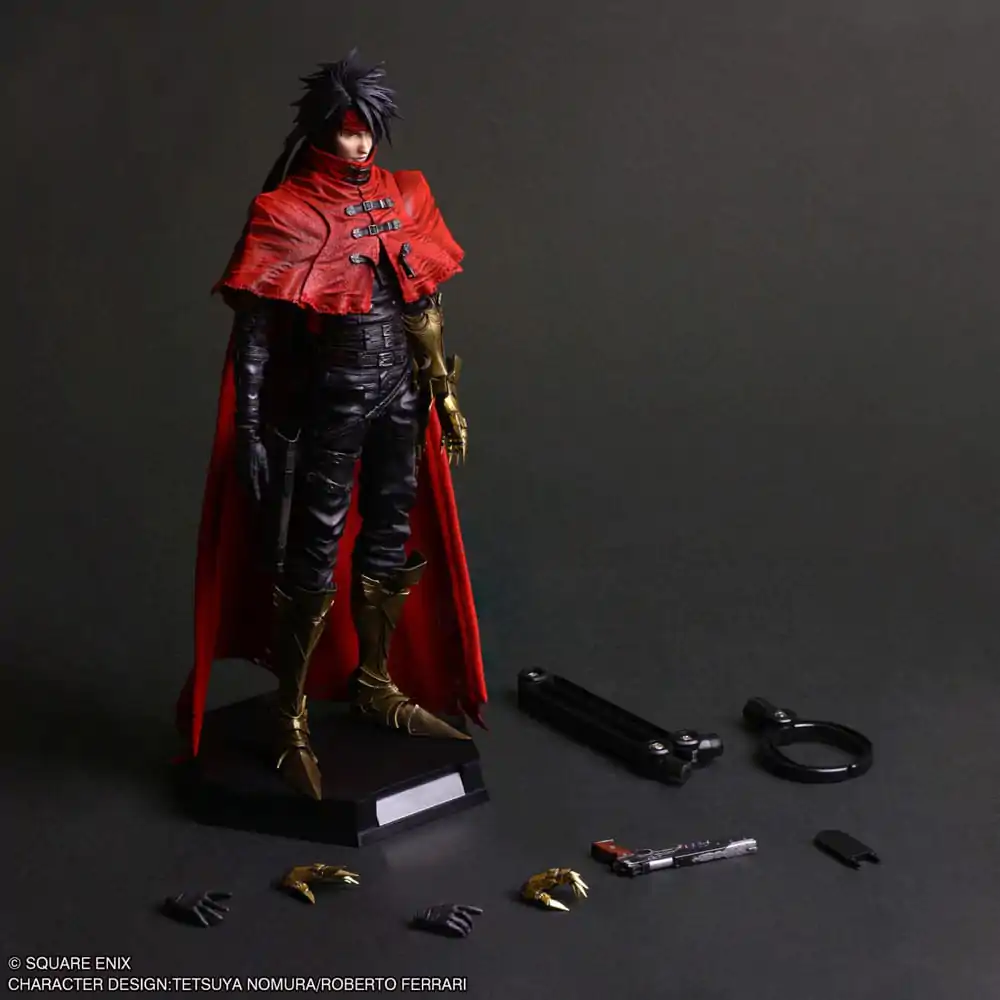 Final Fantasy VII Rebirth Play Arts Kai Vincent Valentine akciófigura 28 cm termékfotó