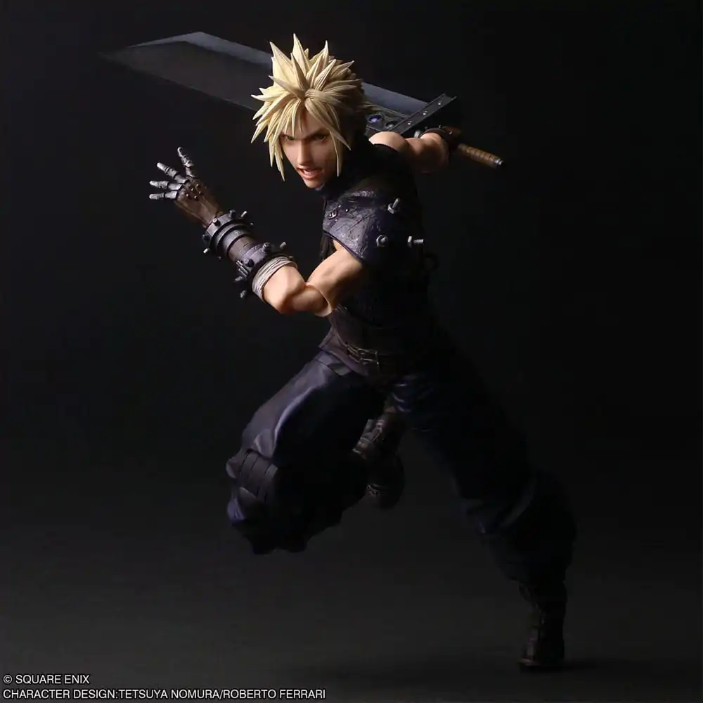 Final Fantasy VII Rebirth Play Arts Shin Cloud Strife akciófigura 27 cm  termékfotó