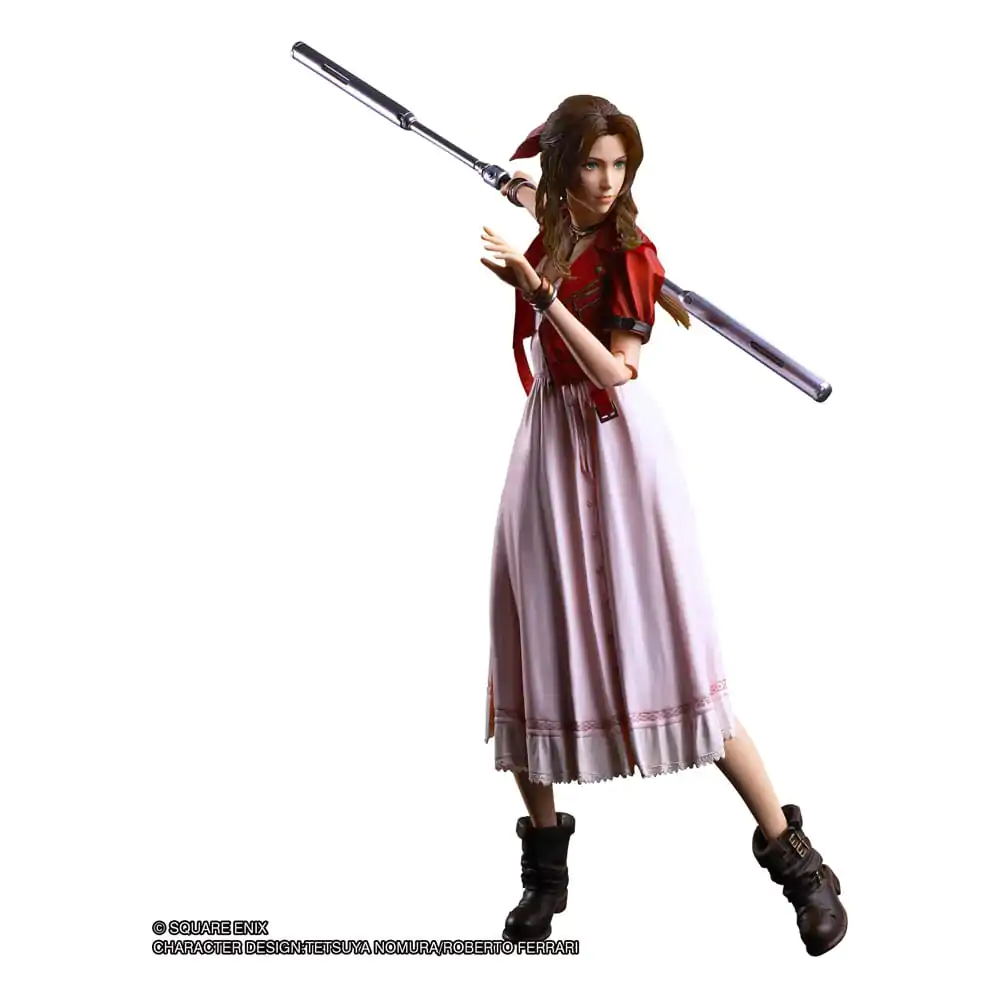 Final Fantasy VII Rebirth Play Kai Arts Aerith Gainsborough akciófigura 24 cm termékfotó