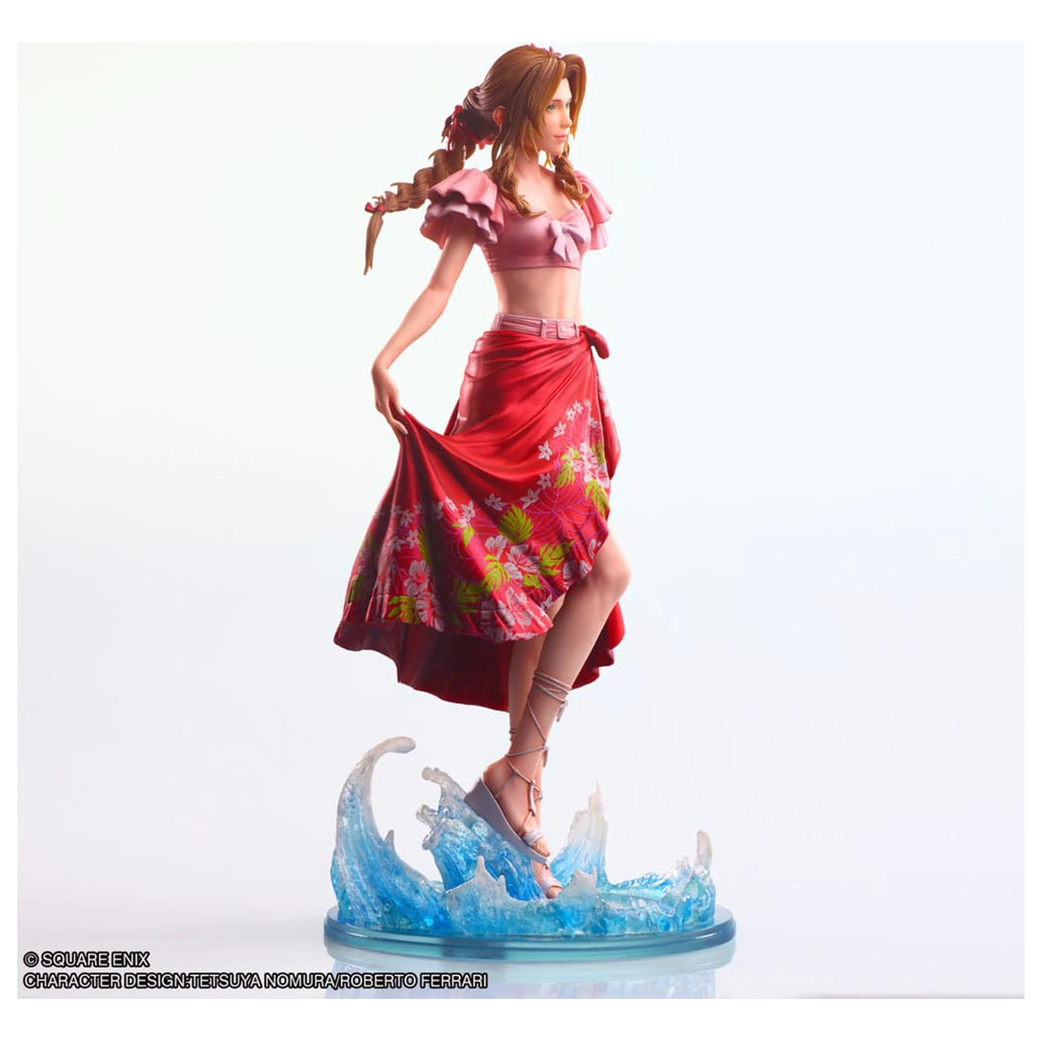 Final Fantasy VII Rebirth Static Arts Gallery Aerith Gainsborough (Swimsuit Ver.) szobor figura 26 cm termékfotó