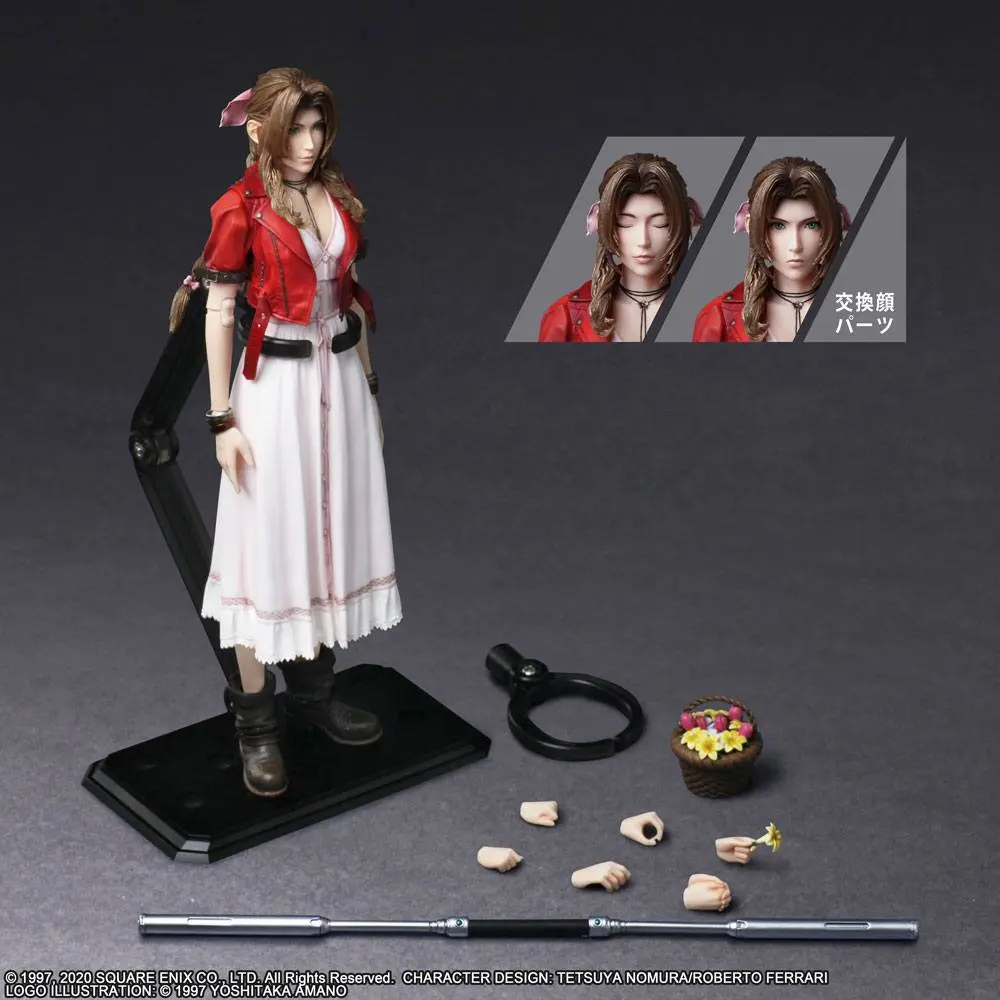 Final Fantasy VII Remake Play Arts Kai Aerith Gainsborough akciófigura 25 cm termékfotó