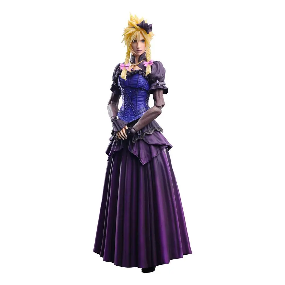 Final Fantasy VII Remake Play Arts Kai Cloud Strife Dress Ver. akciófigura 28 cm termékfotó