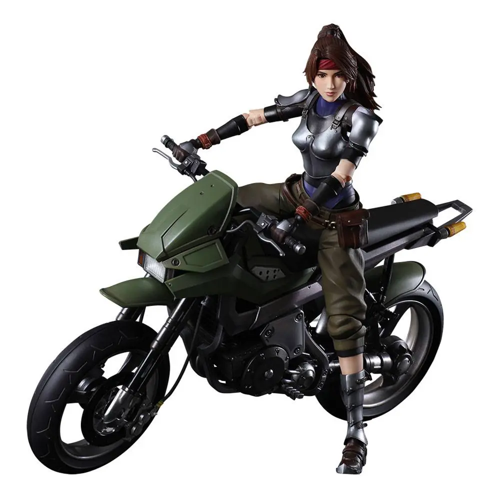 Final Fantasy VII Remake Play Arts Kai Jessie &amp; Bike akciófigura termékfotó