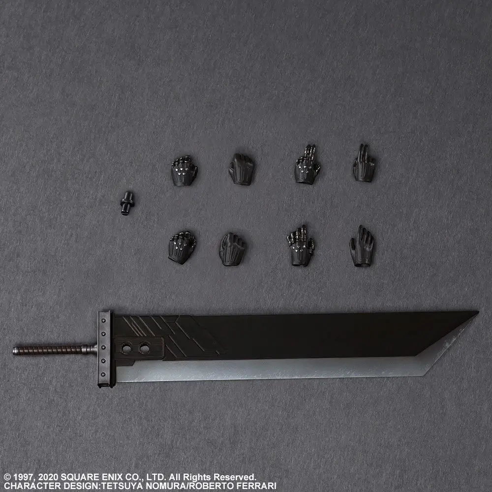 Final Fantasy VII Remake Play Arts Kai  Jessie, Cloud &amp; Bike akciófigura termékfotó