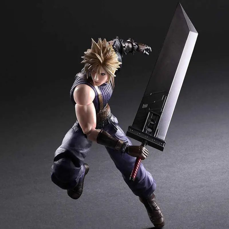 Final Fantasy VII Remake Play Arts Kai No.1 Cloud Strife Colour Ver. figura termékfotó