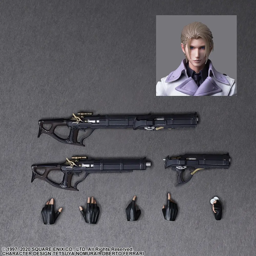 Final Fantasy VII Remake Play Arts Kai Actionfigur Rufus 27 cm termékfotó