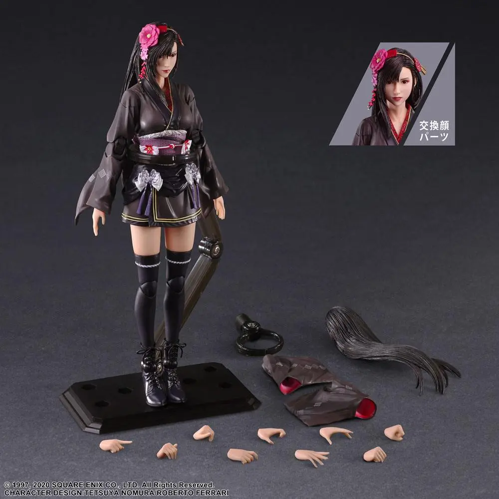 Final Fantasy VII Remake Play Arts Kai Tifa Lockhart Exotic Dress Ver. akciófigura 25 cm termékfotó