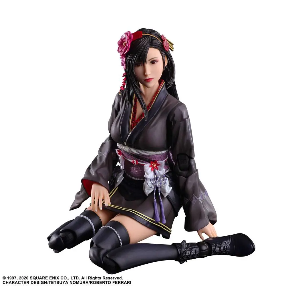 Final Fantasy VII Remake Play Arts Kai Tifa Lockhart Exotic Dress Ver. akciófigura 25 cm termékfotó