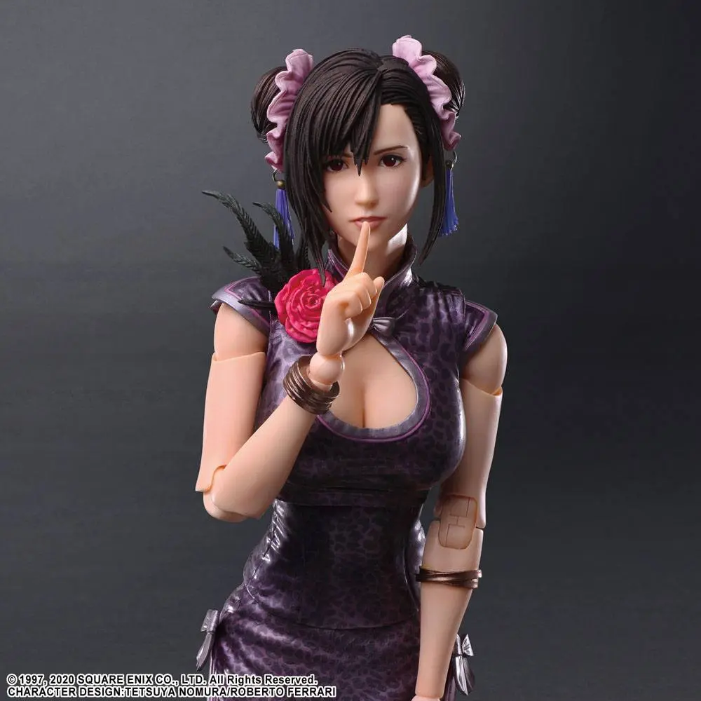 Final Fantasy VII Remake Play Arts Kai Tifa Lockhart Sporty Dress Ver. akciófigura 25 cm termékfotó