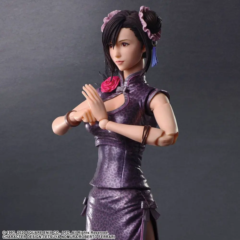 Final Fantasy VII Remake Play Arts Kai Tifa Lockhart Sporty Dress Ver. akciófigura 25 cm termékfotó