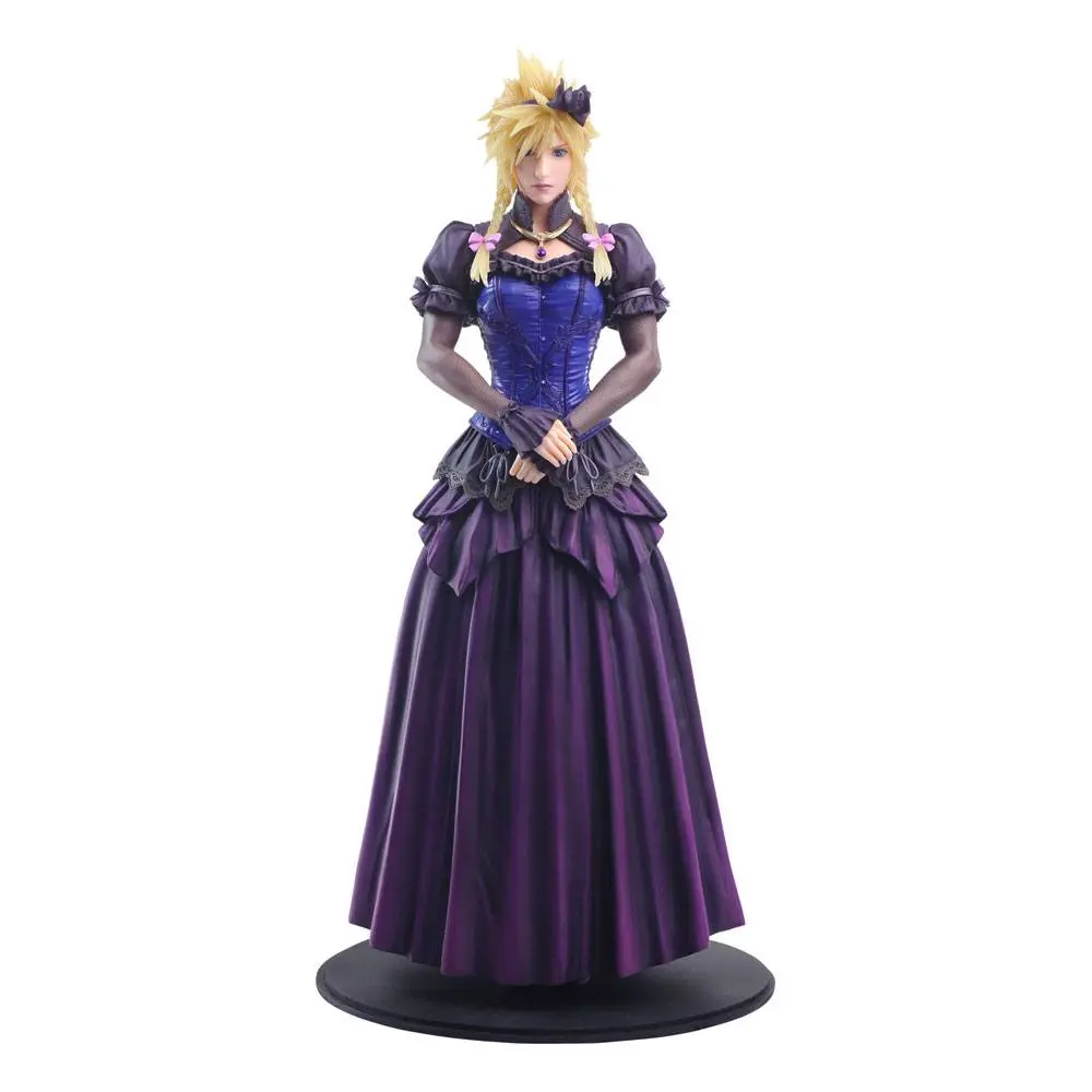 Final Fantasy VII Remake Static Arts Gallery Cloud Strife Dress Ver. szobor figura 28 cm termékfotó