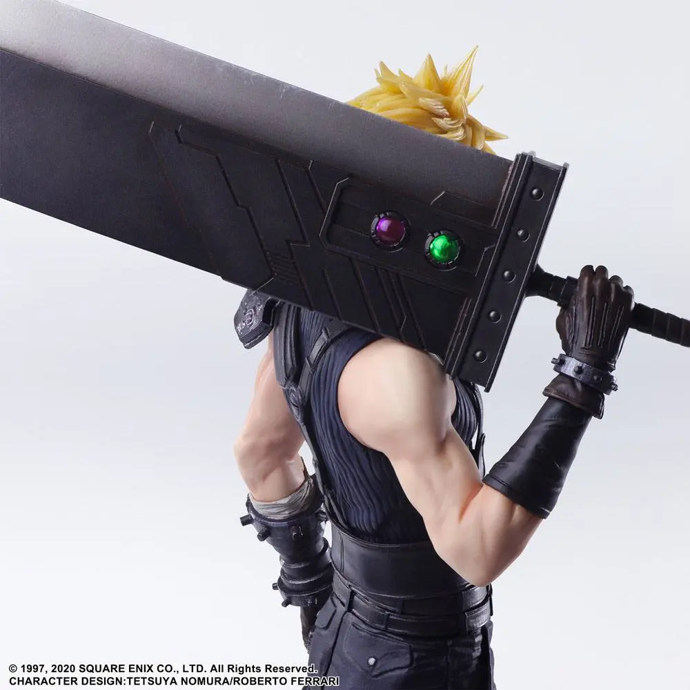Final Fantasy VII Remake Static Arts Gallery Cloud Strife szobor figura 26 cm termékfotó