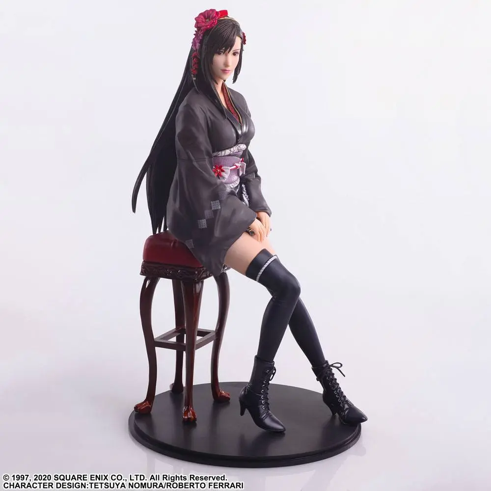 Final Fantasy VII Remake Static Arts Gallery Tifa Lockhart Exotic Dress Ver. szobor figura 23 cm termékfotó