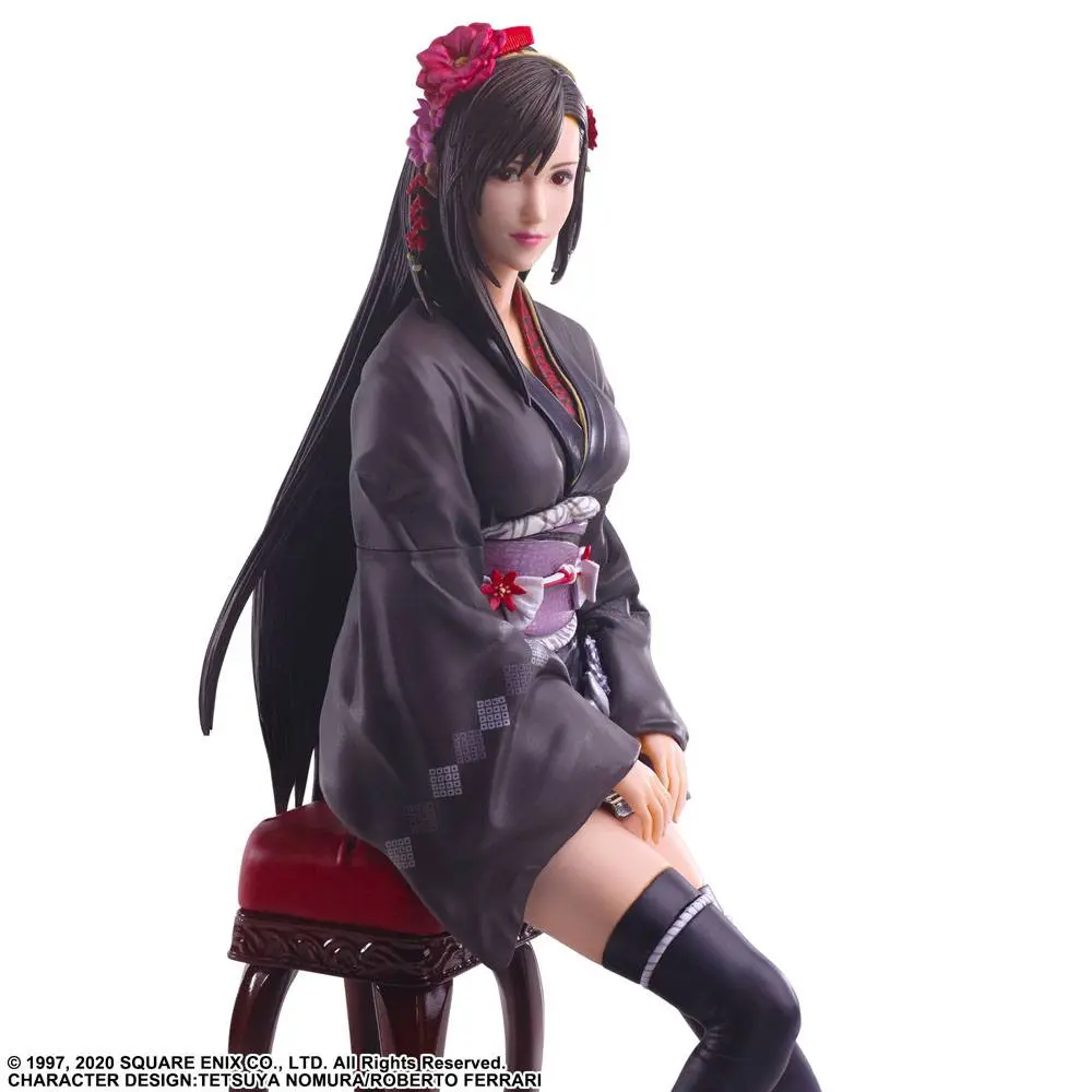 Final Fantasy VII Remake Static Arts Gallery Tifa Lockhart Exotic Dress Ver. szobor figura 23 cm termékfotó