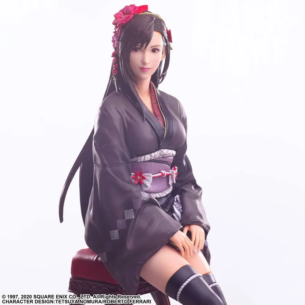 Final Fantasy VII Remake Static Arts Gallery Tifa Lockhart Exotic Dress Ver. szobor figura 23 cm termékfotó