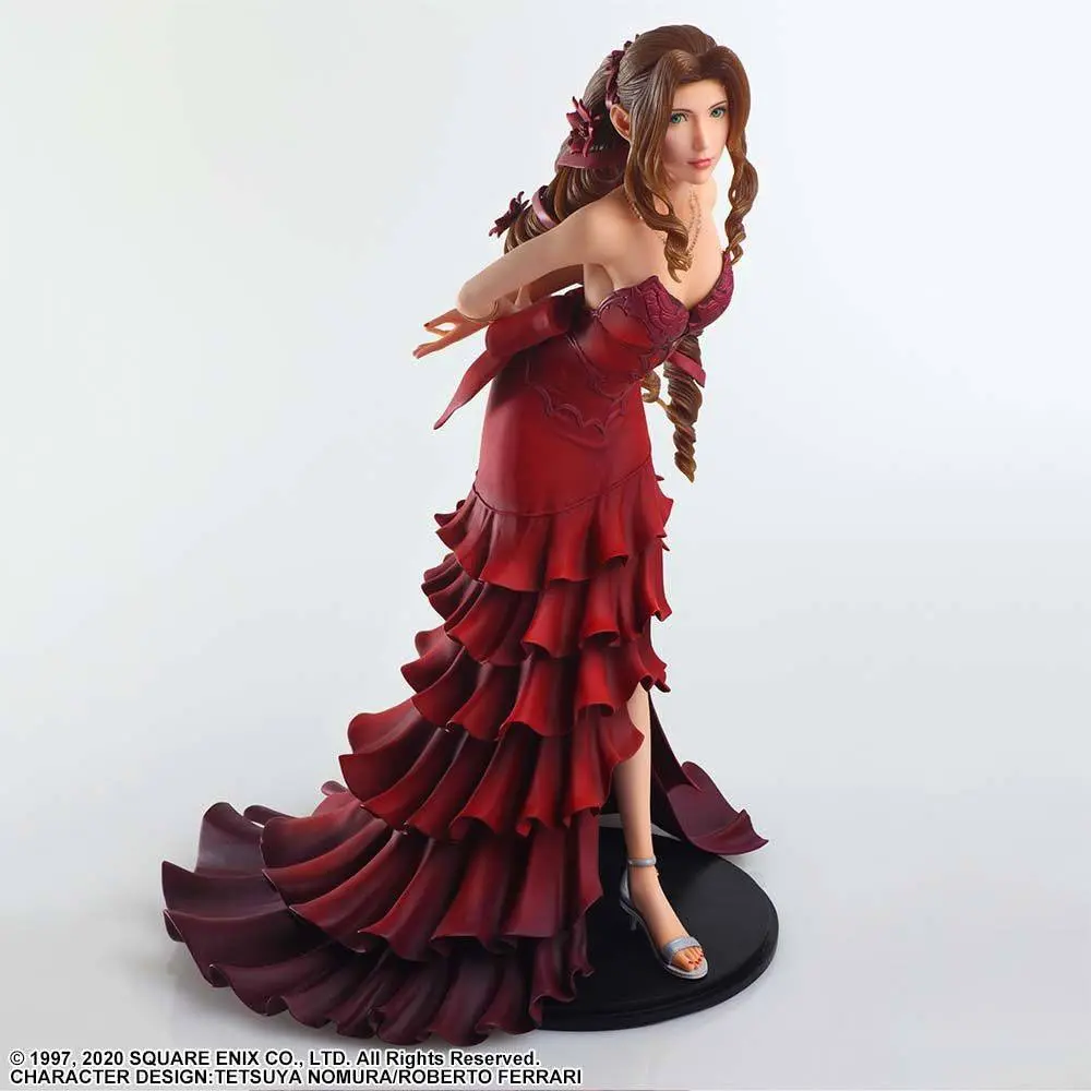 Final Fantasy VII Remake Static Arts GalleryAerith Gainsborough Dress Ver.  szobor figura 24 cm termékfotó