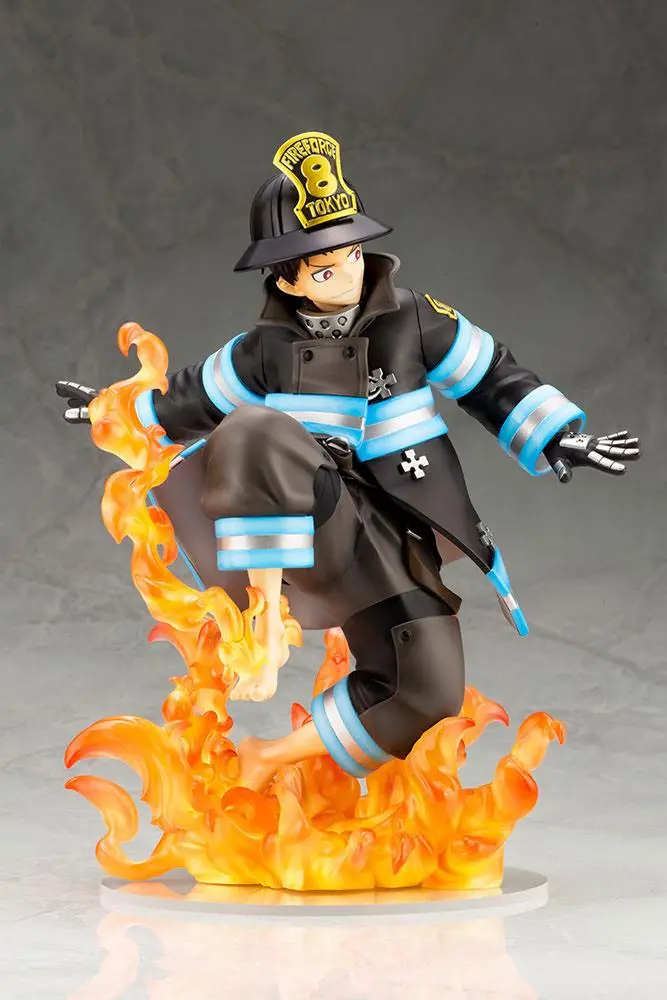 Fire Force ARTFXJ 1/8 Shinra Kusakabe Bonus Edition Sötétben világító szobor figura 21 cm termékfotó