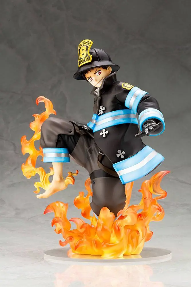 Fire Force ARTFXJ 1/8 Shinra Kusakabe Bonus Edition Sötétben világító szobor figura 21 cm termékfotó