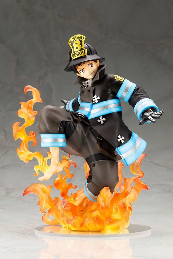 Fire Force ARTFXJ 1/8 Shinra Kusakabe Bonus Edition Sötétben világító szobor figura 21 cm termékfotó