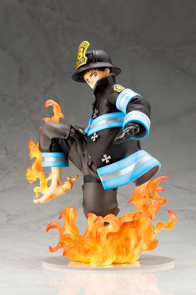 Fire Force ARTFXJ 1/8 Shinra Kusakabe Bonus Edition Sötétben világító szobor figura 21 cm termékfotó