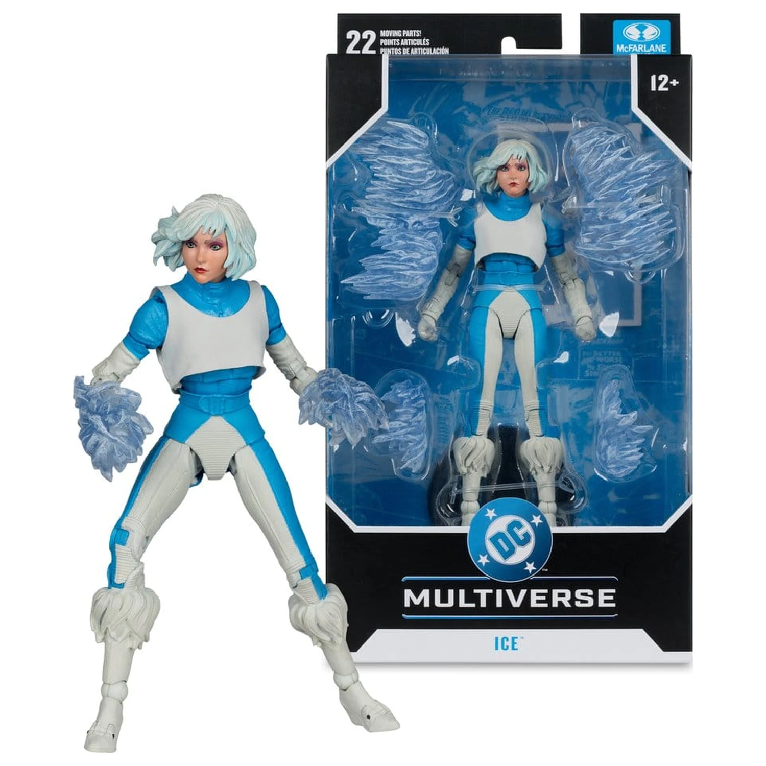 Fire & Ice: Welcome to Smallville DC Multiverse akciófigura Ice 17 cm termékfotó