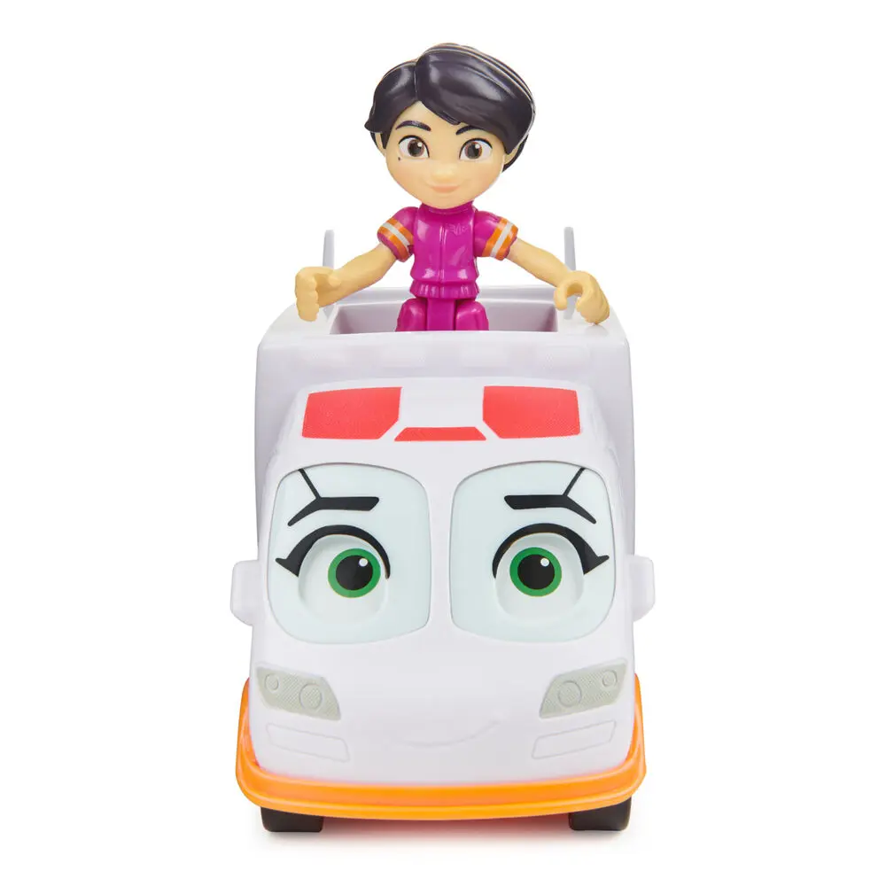 Firebuds Violet and Axl figura és jármű termékfotó