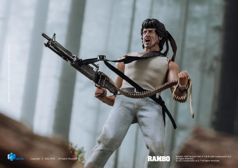 First Blood Exquisite Super Actionfigur 1/12 John Rambo 16 cm termékfotó