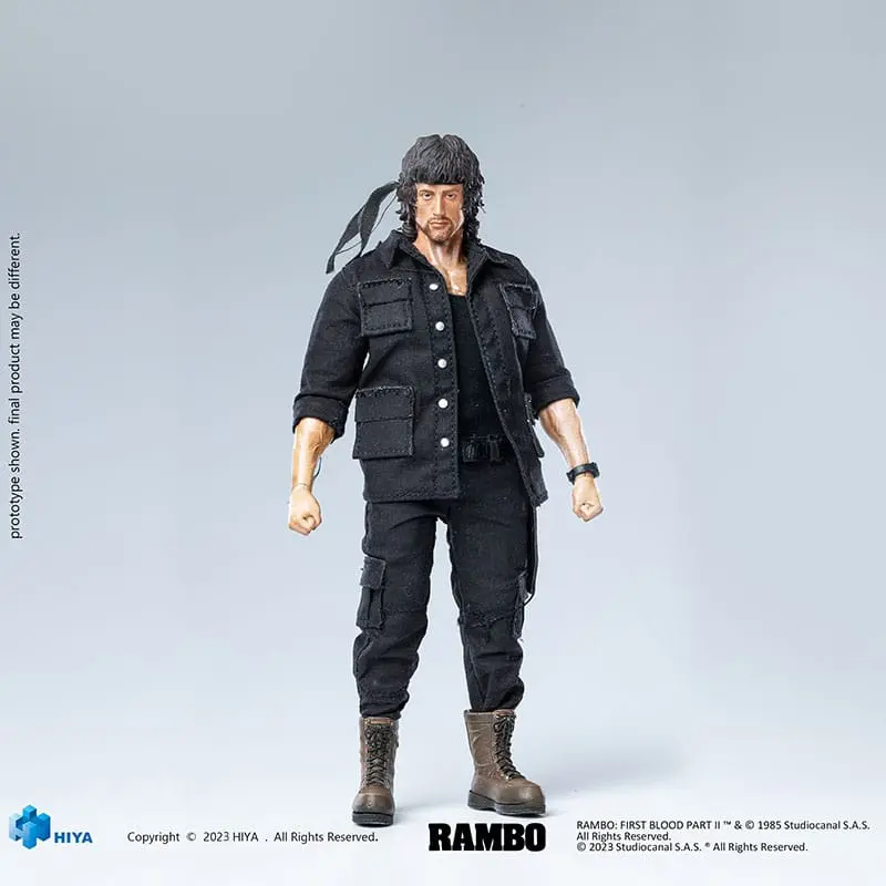 First Blood II Exquisite Super Series  Actionfigur 1/12 First Blood II John Rambo 16 cm termékfotó